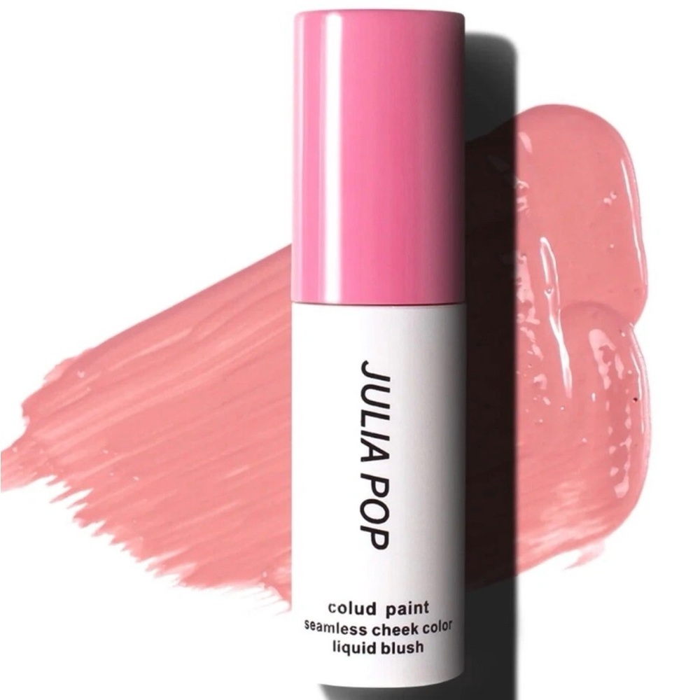 Julia Pop Velvet Mousse Liquid Blush – Creamy Buildable Cheek Color – New